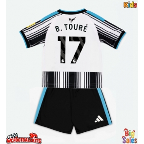 Newcastle United Bazoumana Toure #17 Replica Home Stadium Kit for Kids 2026-27 Short Sleeve (+ pants)